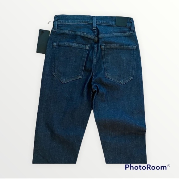 NWT GOLDSIGN x REVOLVE Semi Fit High Rise Slim Straight Jean, Size 24 - Picture 12 of 13